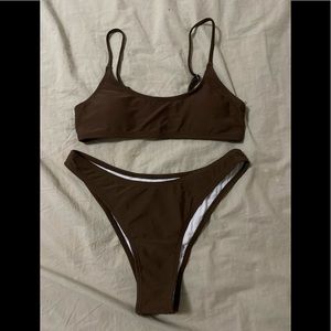 SHEIN Brown Bikini